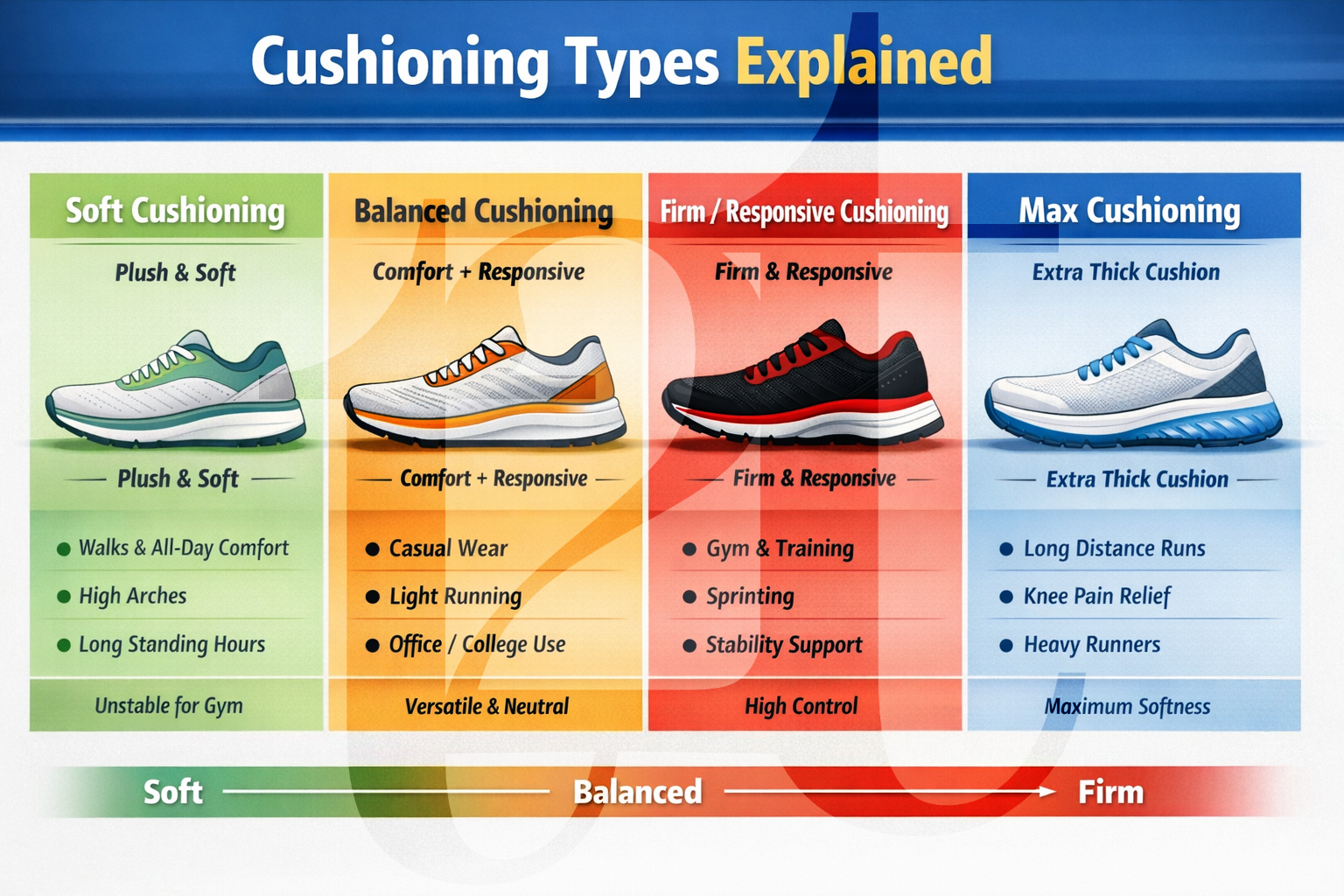 Cushioning Comparison