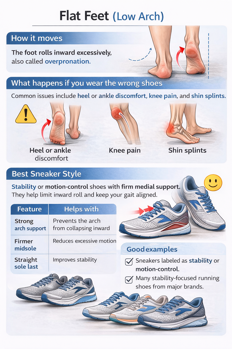 Flat Feet (Low Arch)