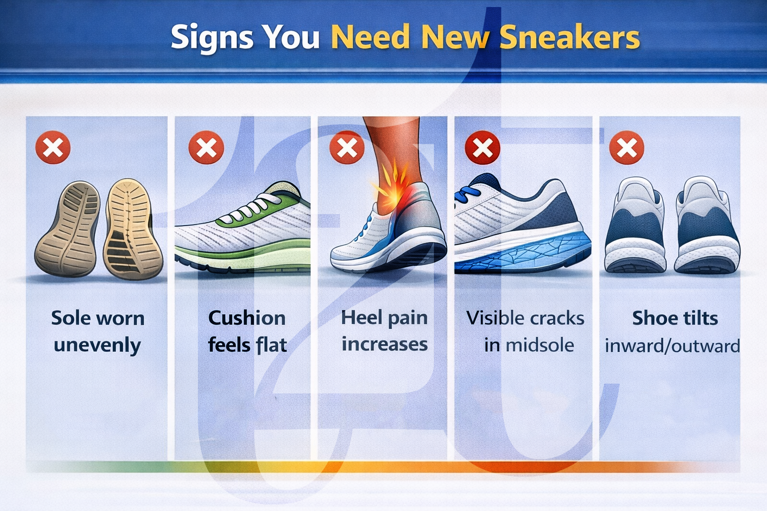 Signs of New Sneakers